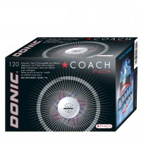 Donic Coach P40+* Cell Free κουτί με 120 άσπρα μπαλάκια 